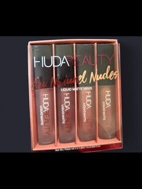 HUDA BEAUTY Liquid Matte Minis - Warm Nude & Rose Tones